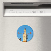 Middeleeuwse toren in Lille, Frankrijk Magneet (Insitu (Vaatwasser))