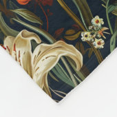 Middeleeuwse tuin fleece deken (Hoek)