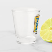 Middeleeuwse verlichting met L-monogram Shot Glas (Links)