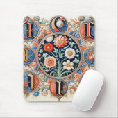 middeleeuwse  verlichting muismat (Met muis)