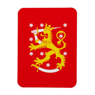 Middeleeuwse vlag van Finland Magneet