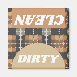 Middeleeuwse  Wash Dry Vaatwasser Magneet