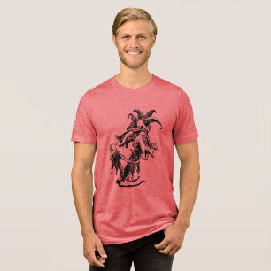 Middeleeuwse Whimsy ontmoet klassieke charme nar Tri-Blend Shirt