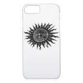 Middeleeuwse zongravure - Whimsigoth Esthetisch - Case-Mate iPhone Case (Achterkant)