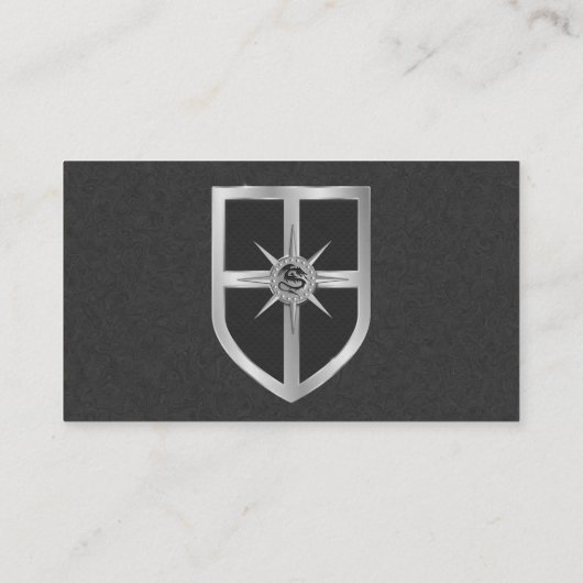 Middeleeuwse Zwaard en Schild Visitekaartjes (Achterkant)