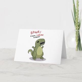 Middelen I van Rawr houden van u in Dinosaurus Kaart