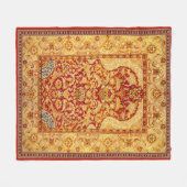 Middelgroot 1-Person Wasbare moslim Prayer Rug 50  Fleece Deken (Voorkant (Horizontaal))