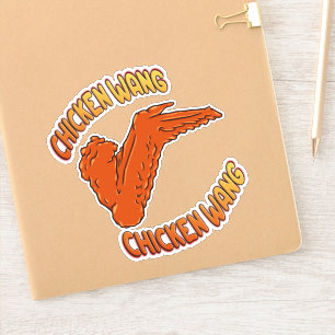 Middelgroot 6 x 6 inch vinylsticker op maat gesned sticker