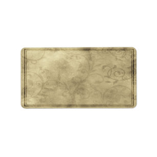 Middelgroot horizontaal Romantisch apothekersetike Etiket