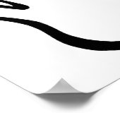 Middelgroot Poster met chromebook (Hoek)