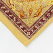 Middelgroot, uit twee personen wasbaar moslimgebed fleece deken (Hoek)