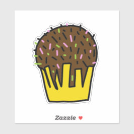 Middelgrote 6 x 6 inch vinylbesproeiers op maat sticker