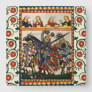 MIDDELGROTE AANTALING, BESTRIJDING VAN KNIGHTS EN  VIERKANTE KLOK