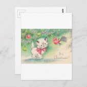  middelgrote Baby Puppy Kitten Briefkaart (Voorkant / Achterkant)