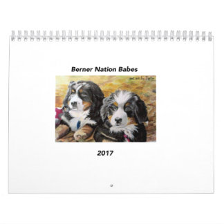 Middelgrote Berner Nation Babes 2017 kalender