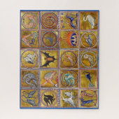 MIDDELGROTE BESTIJDIGE, FANTASTISCHE DIEREN, GOUDE LEGPUZZEL (Verticaal)