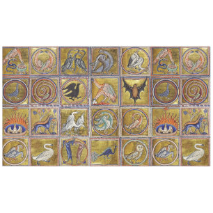 MIDDELGROTE BESTIJDIGE, FANTASTISCHE DIEREN, GOUDE TAFELKLEED