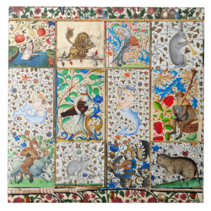 MIDDELGROTE BESTIJDIGE SPEELSTUKKEN TEGELTJE