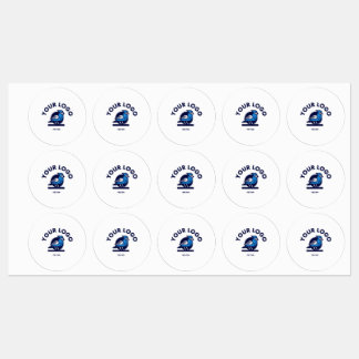 Middelgrote cirkelkleefstof / waterdicht etiket labels