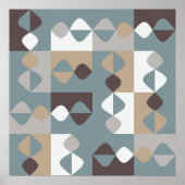 Middelgrote eeuw Modern - Mint Chocolate Caramel Poster (Voorkant)