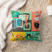 Middelgrote eeuw Modern Retro Kussen (Deken)