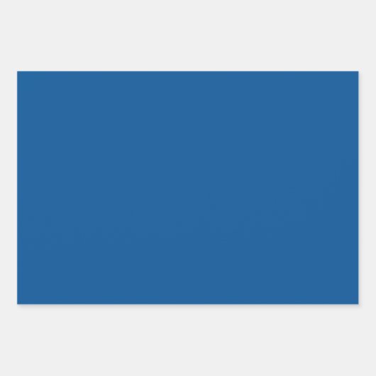 Middelgrote elektroblauwe vaste kleur inpakpapier vel (Voorkant 3)