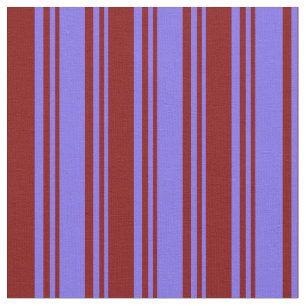 Middelgrote leisteen blauw en maroon strepes stof