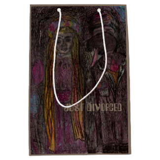 Middelgrote, matte, middelgrote Gift Bag "NET DIVO Medium Cadeauzakje