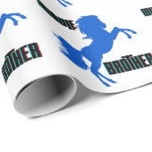 Middelgrote paardenfok cadeaupapier (Rol Hoek)