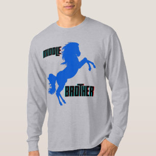 Middelgrote paardenfok t-shirt