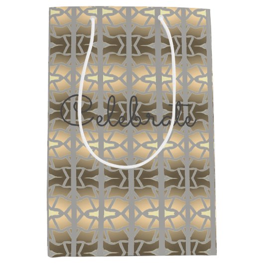 Middelgrote peulpapiertas medium cadeauzakje (Voorkant)