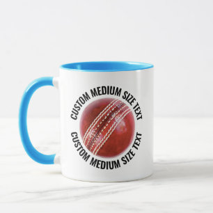 Middelgrote tekst LICHTBLAUW Combo 11oz Aangepaste Mok