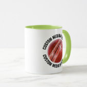 Middelgrote tekst LIME GROEN Combo 11oz Aangepaste Mok (Voorkant rechts)