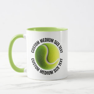 Middelgrote tekst LIME GROENE Combo 11oz Aangepast Mok