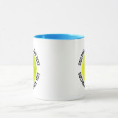 Middelgrote Text L. BLUE Combo 11oz Aangepaste Pic Mok (Midden)