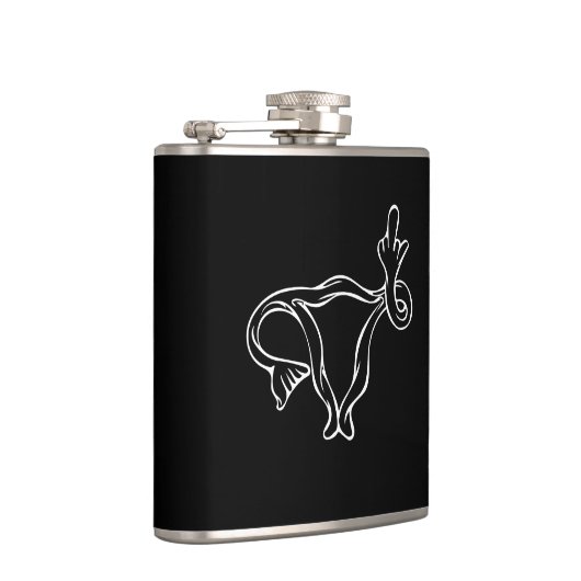 Middelgrote vingers Uterus Pro-keuze Heupfles (Rechts)