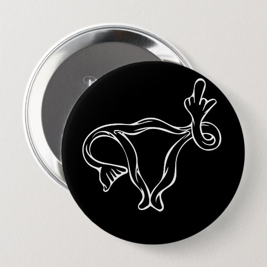 Middelgrote vingers Uterus Pro-keuze Ronde Button 4,0 Cm (Voorkant /achterkant)