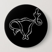 Middelgrote vingers Uterus Pro-keuze Ronde Button 4,0 Cm (Voorkant)