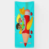 Middelgrote welkomstserie banner (Verticaal)