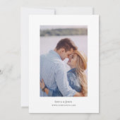 Middellandse Tuin Bloemig Bewaar de Datum Kaart (Achterkant)