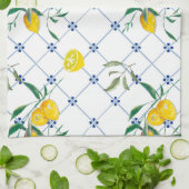 Middellandse Zee,Amalfi-stijl,eenvoudige vierkante Theedoek (Gevouwen)