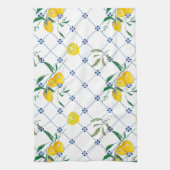 Middellandse Zee,Amalfi-stijl,eenvoudige vierkante Theedoek (Verticaal)