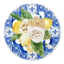 Middellandse-Zeegebied Italië Siciliaanse blauwe t Keramische Knop