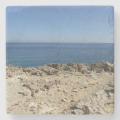 Middellandse-Zeelandschap Stenen Onderzetter (Voorkant)