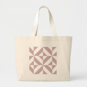 Middelmatig meetkundig meetkundig decomgrenzingspa grote tote bag