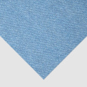 Middelmatige blauwe denimtextuur tissuepapier (Detail)
