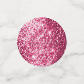 Middelroze Glitters Confetti (Kleine voorkant)