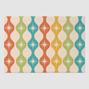 Middelste centraalrek in het ogeenpatroon tissuepapier