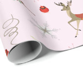 Middelste eeuw Modern | cichorei en schattige vlek Cadeaupapier (Rol Hoek)