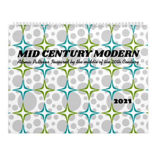 Middelste eeuw Modern Kalender (Hoes)